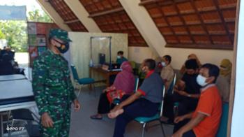 Satgas TMMD 110 Bojonegoro Gencar Sosialisasikan Prokes Pencegahan Covid-19